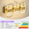 POWLIG 16.54" Dimmable LED Vanity Light, Modern 3-Light Bathroom Wall Light for Mirror Illumination - 4 of 4