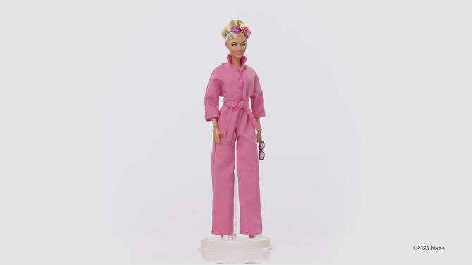 Barbie The Movie Collectible Doll Margot Robbie as Barbie in Pink Power Jumpsuit (Target Exclusive), 2 of 11, play video