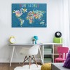 Stupell Industries Our World Map Canvas Art, 45" x 30" - 3 of 4