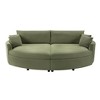 TinyHomie Oversized Double Chaise Lounge Sofa 102.3" Sofa Bed Upholstered Loveseat Sofa Couch with Deep Seat and USB Ports - 3 of 4