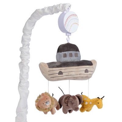 Image of Lambs & Ivy Baby Noah Ark with Animals Musical Baby Crib Mobile Soother Toy