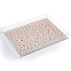 DorisciciArt Minimal floral C Acrylic Tray - Deny Designs - 1 of 4