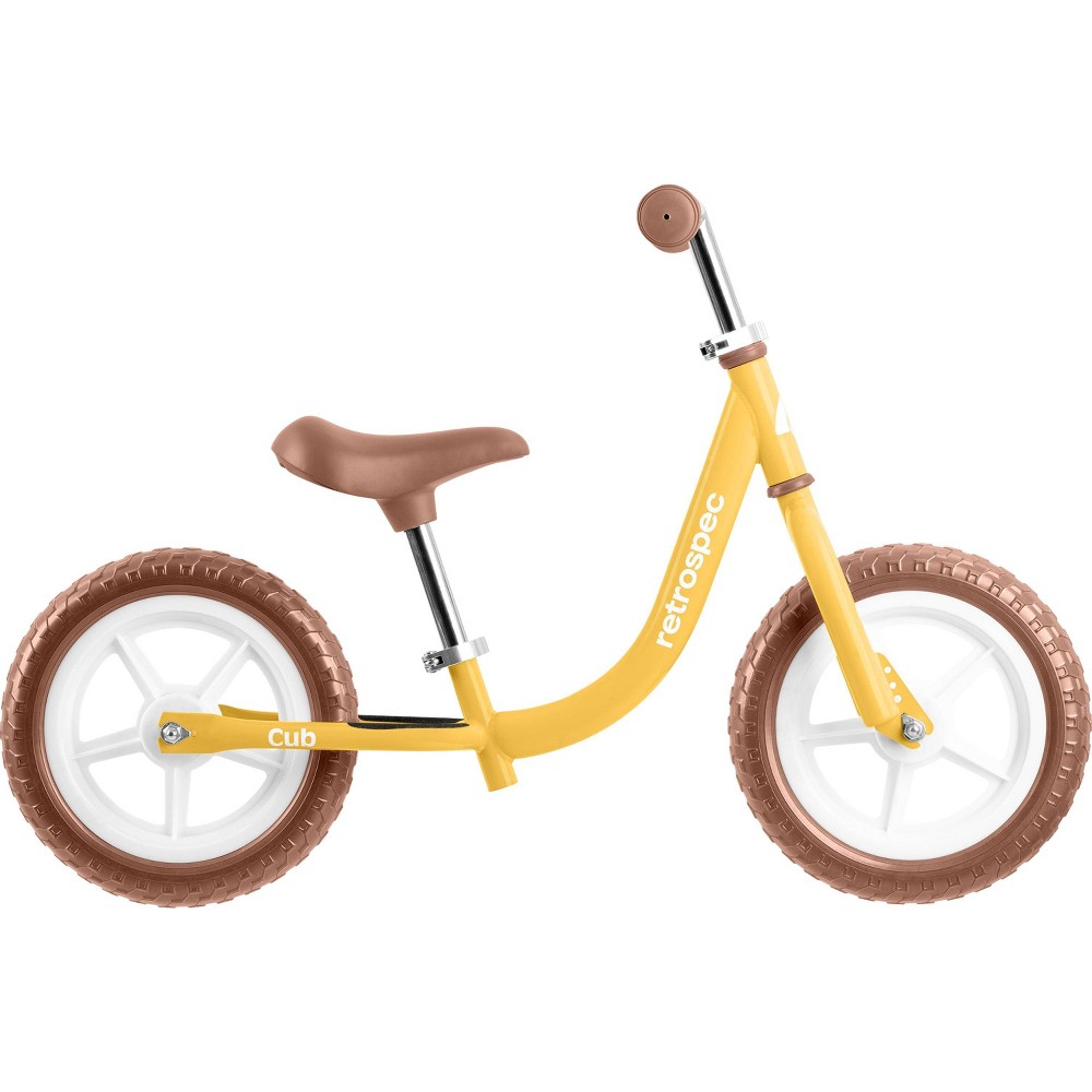 Photos - Balancing Board Retrospec Bicycles Cub 12" Kids' Balance Bike - Sunflower