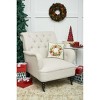 C&F Home 12" x 12" Berry Wreath Christmas Botanical Small/Petite Accent Throw Pillow - 4 of 4