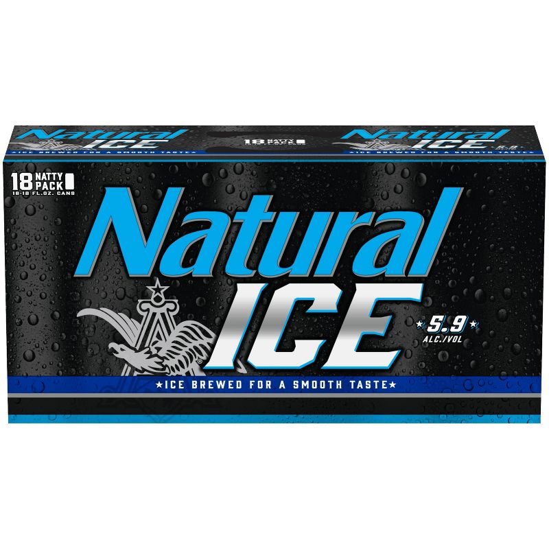 Natural Ice Beer - 18pk/12 fl oz Cans, 1 of 10