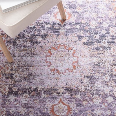 Serapi Square Grey and Light Grey Viscose Area Rug