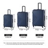 3 Piece Expandable Luggage Set, Hardshell Luggage Sets with Spinner Wheels & TSA Lock, Lightweight Carry on Suitcase - 2 of 4