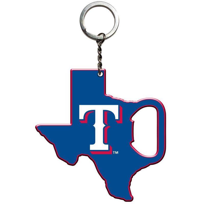 MLB Texas Rangers Keychain Bottle Opener, 1 of 3