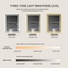 Vynxaria 31in Smart LED Bathroom Vanity Mirror in Polished Crystal Wall Mounted with Anti Fog Feature Suitable for Bedroom Bathroom Wall Mounted Type - 2 of 4
