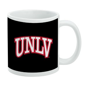 University of Nevada Las Vegas Secondary Logo Ceramic Coffee Mug Novelty Gift Mugs for Coffee Tea and Hot Drinks 11oz White - 1 of 4