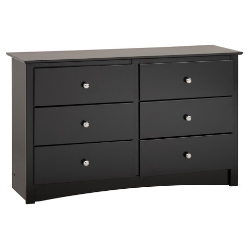 Black hot sale dresser target