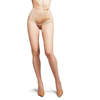 Assets By Spanx Women's Sheer Smoothers Foiled Mid-thigh Bodysuit -  Chocolate Glow : Target