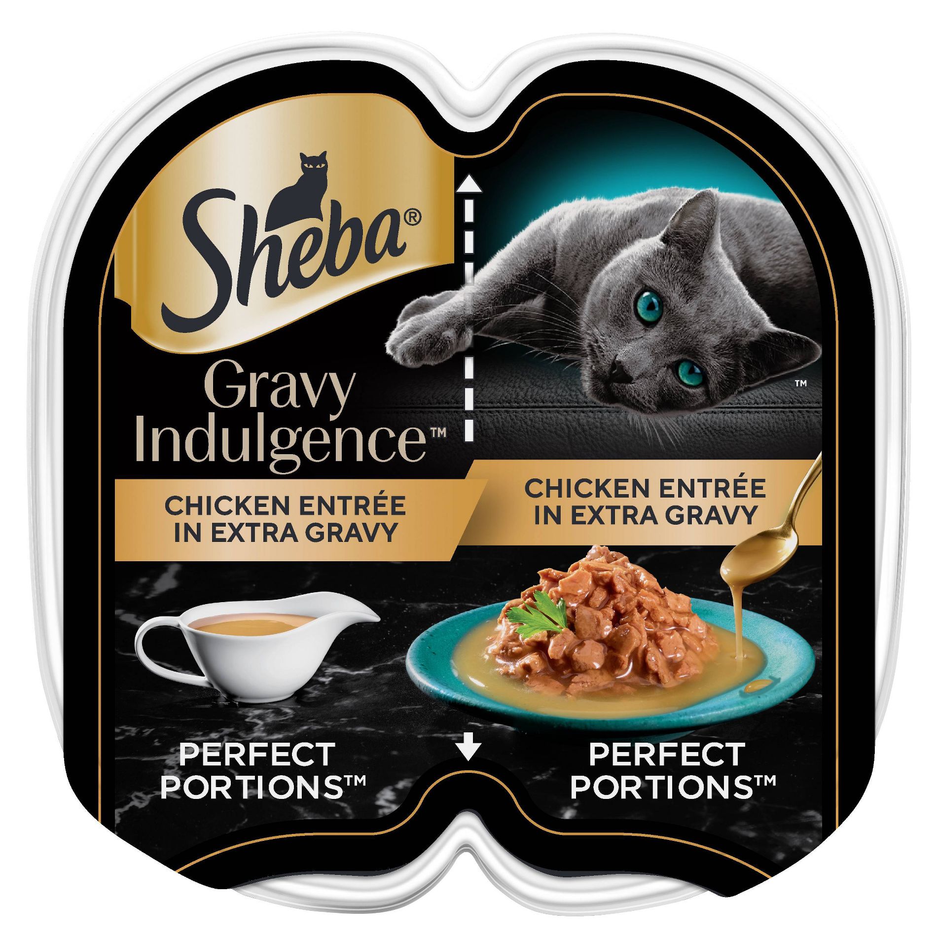 Sheba Chicken Flavor Gravy Indulgences Wet Cat Food - 2.64oz