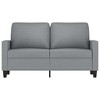 vidaXL Sofa Chair Upholstered Accent Armchair Sofa Comfort Dark Gray Fabric - Light Gray 47.2" - 2 of 4