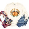 Simply Sage Market Pumpkin Season Checkered Garment Dyed Long Sleeve - 3 of 4