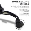 Vynxaria Ergonomic Gaming Chair with Massage, Footrest & Lumbar Support - Black & White - 3 of 4