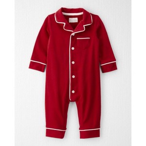 Little Planet By Carter's Organic Baby Pajama Jumpsuit - Red - 1 of 3