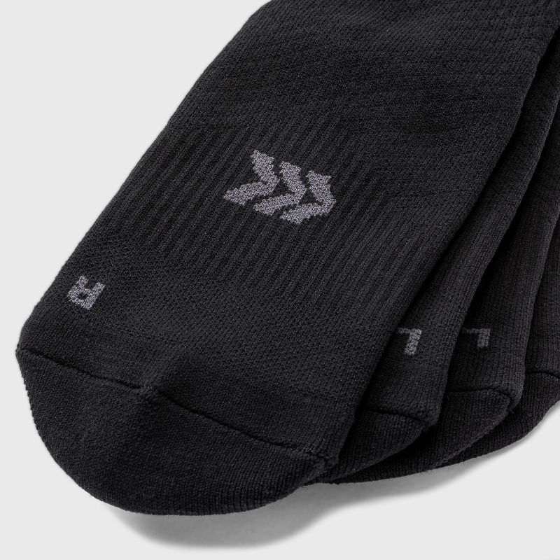 Men&#39;s Compression Over The Calf Socks 2pk - All In Motion&#8482; Black 6-12, 4 of 5