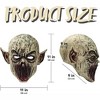 Joyfy Halloween Demon Face Mask, Zombie Ghost Devil Creepy Latex Monster Mask for Adult & Kid Halloween Party Dress Up Prop Cosplay Costume Accessory - 4 of 4