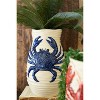Ceramic Crab Shaped Vase – 12" Tall Nautical Accent by Kalalou - 3 of 3