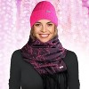 Nicole Miller New York women's Hanging Scarf and Beanie Hat Set - 3 of 4