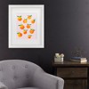 Trademark Fine Art - Rebekah Ewer  Peach Groupings I Matted Framed Art - 2 of 4