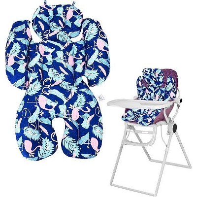 Image of Childlike Behavior Carseat Head Support for Infant,Blue