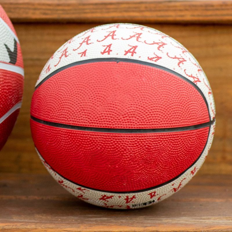 NCAA Texas Longhorns Repeating Logo Mini-Size Rubber Basketball, 2 of 4