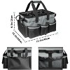 Wearable Cleaning Caddy Bag with Handle and Shoulder Straps, Supplies Organizer with Detachable Divider for Cleaners and Housekeepers - 2 of 4