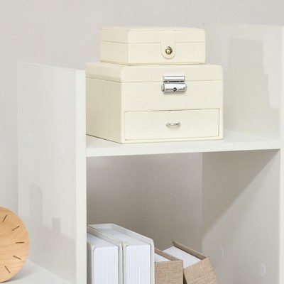 White Modern Tree-Shaped Freestanding Bookcase with 13 Shelves