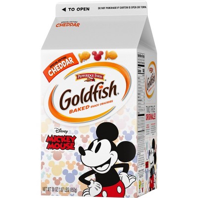 Goldfish Special Edition Mickey Mouse Cheddar Crackers - 30oz