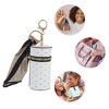 Unique Bargains Lipstick Bag with Polka Dot Pattern Handbag Charm 1 Pc - 3 of 4
