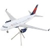 Airbus A319 Commercial Aircraft White with Red and Blue Tail "Gemini 200" Series 1/200 Diecast Model Airplane by GeminiJets - 2 of 3