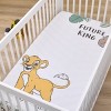 NoJo Disney Lion King Teal, Sage, White and Gold Simba Future King Cotton Photo Op Fitted Crib Sheet - 3 of 4