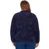 Alfred Dunner Women's Zip-Front Chenille Collared Cardigan - 2 of 4