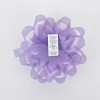 Bows And Sparkles 6" Large Gift Bow Purple - 3 of 3