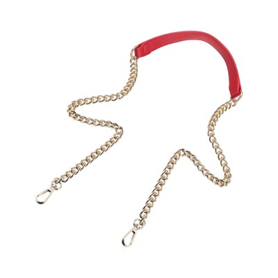 Unique Bargains Metal Corrosion-Resistant PU Leather Purse Flat Chain Strap