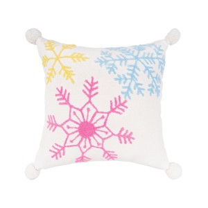 carol & frank Boho Christmas Throw Pillow, 20" x 20" - 1 of 4
