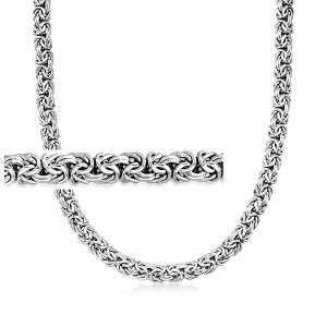 Ross-Simons Sterling Silver Classic Byzantine Necklace - 1 of 4