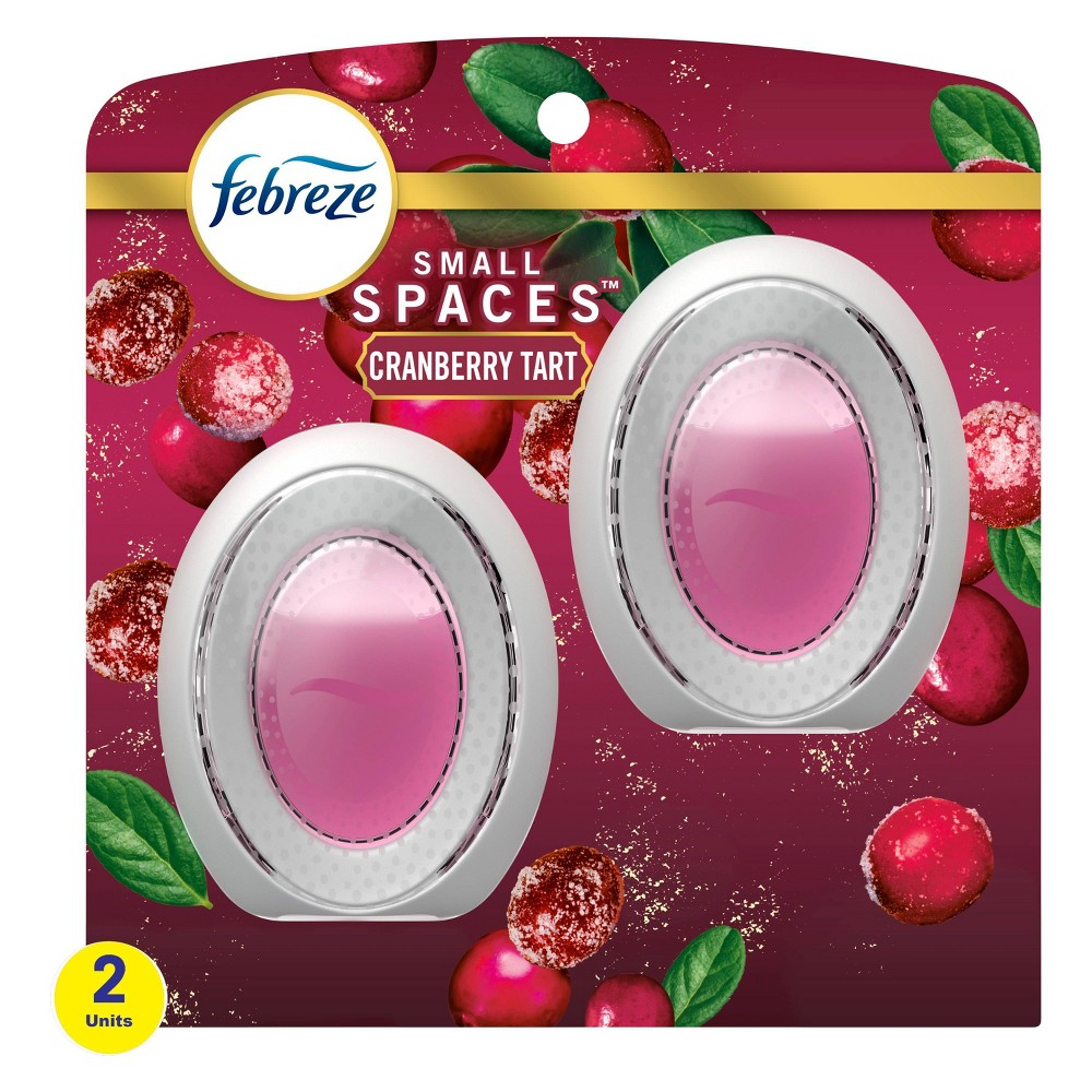 Febreze Small Spaces Air Freshener - Cranberry Tart - 0.5oz/2ct