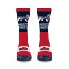 NCAA Cal State Fresno Bulldogs Mixer Crew Socks: Cushioned Heel & Toe, Knit Fabric - 2 of 3