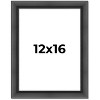 PosterPalooza | Refined Black Picture Frame - UV Acrylic, Foam Board Backing, Hanging Hardware - 2 of 4