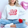 Simply Sage Market Women's Graphic Sweatshirt Retro Love Vibes - 2 of 4