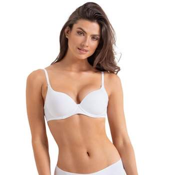 Leonisa Light Lift Underwire T-Shirt Bra with Soft Cups - White 32B