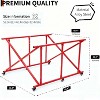 Heavy Duty Steel Foldable Truck Bed Cart with 6 Casters, Single-hand Control, 800 lbs Capacity for Pickup Truck Storage, Workshop - 2 of 4
