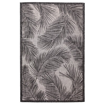 Liora Manne Carmel  Indoor/Outdoor Rug  Black..