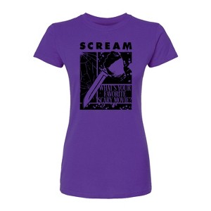 Women's - Scream - Knife Fitted Graphic T-Shirt - 1 of 2