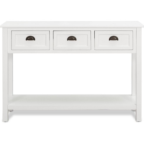 Lockwood Console Table White - Finch