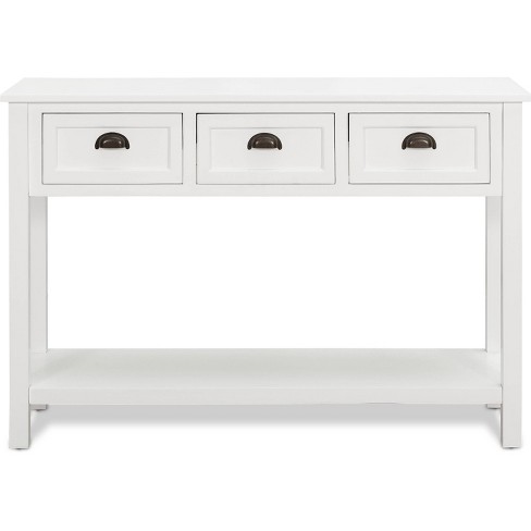 Lockwood Console Table White Finch