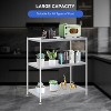 Stainless Steel Shelves, 3/4/5 Tier Storage Shelf, Heavy Duty Shelving for Kitchen Garage Office Restaurant Warehouse - 4 of 4